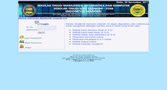 Desktop Screenshot of akademik.stmik-im.ac.id