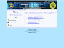 Tablet Screenshot of akademik.stmik-im.ac.id