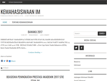 Tablet Screenshot of kemahasiswaan.stmik-im.ac.id